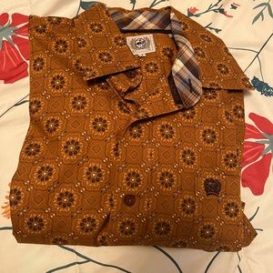 Cinch Mens Long Sleeve Front Button Western Shirt